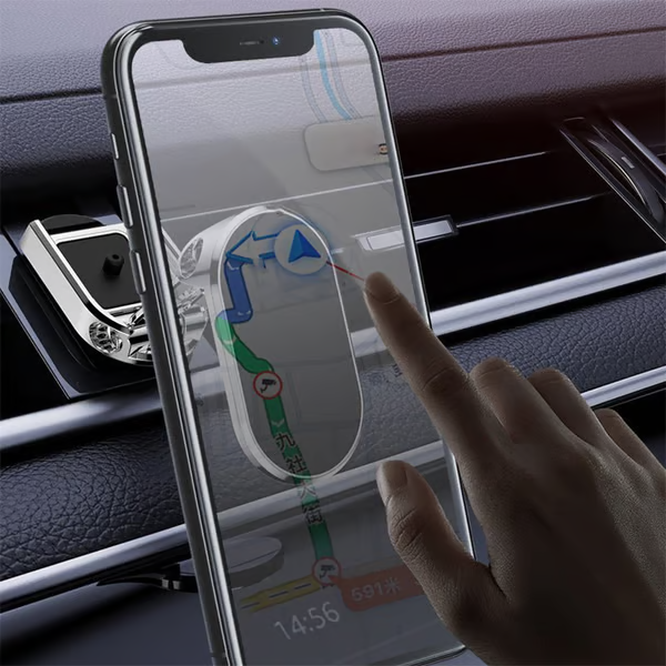 π Alloy Folding Magnetic Car Phone Holder