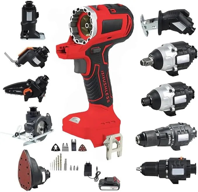 🍃🍃10-in-1 Brushless Electric Power Tool Combo Kit