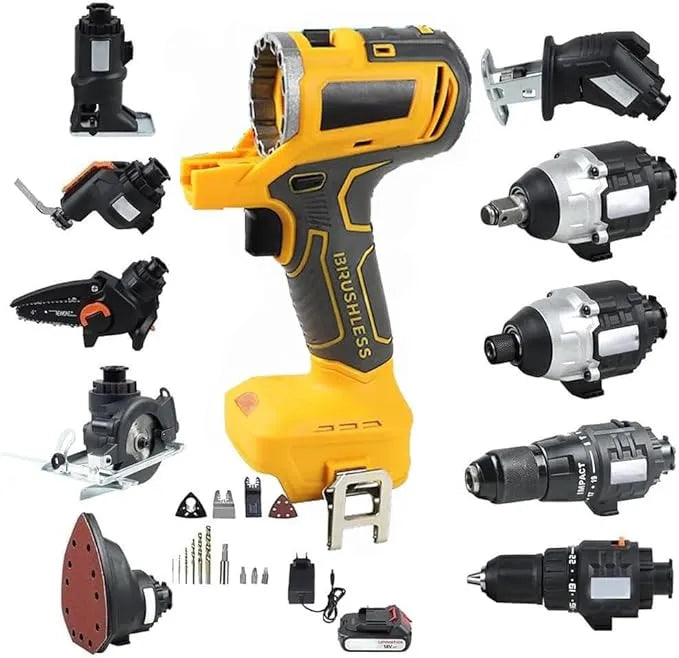 🍃🍃10-in-1 Brushless Electric Power Tool Combo Kit