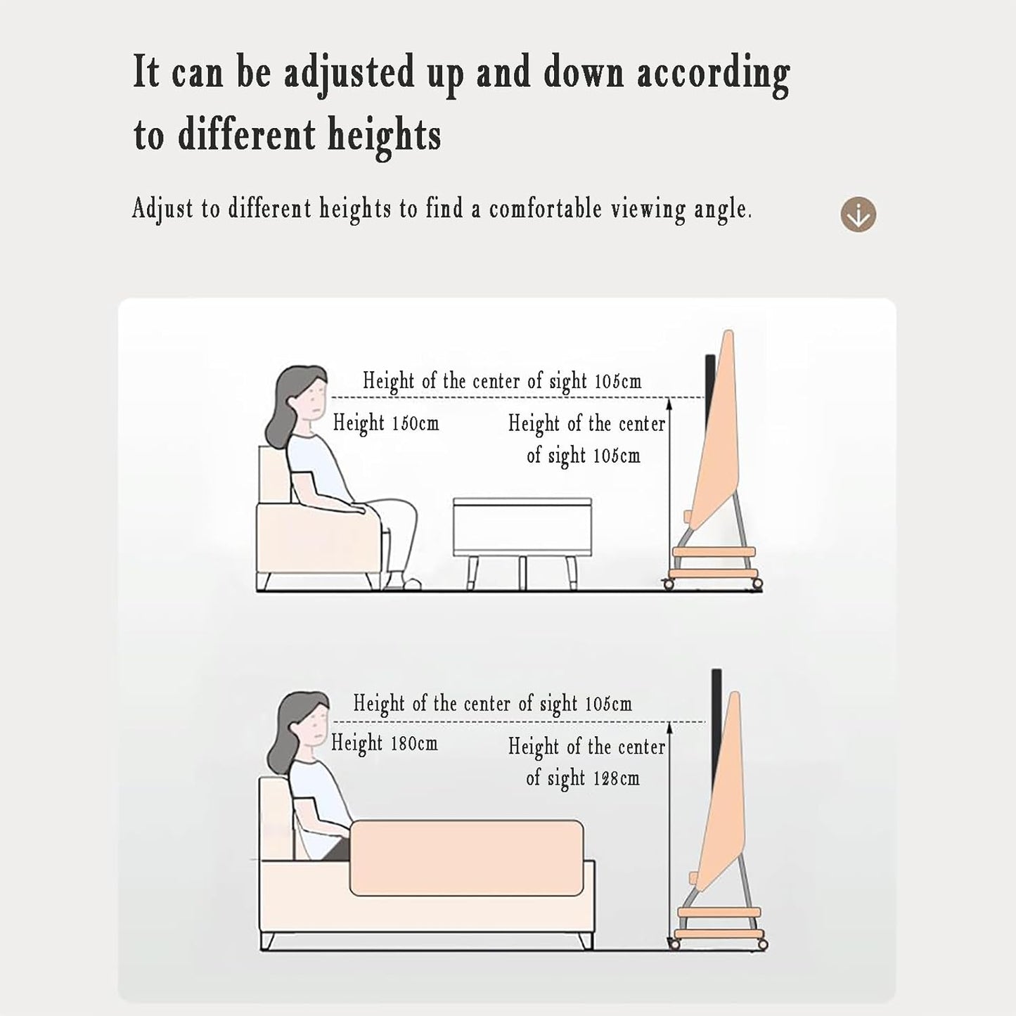 Mueble De TV Portátil De 20 A 75 Pulgadas Con Ar Mario De Almacenamiento