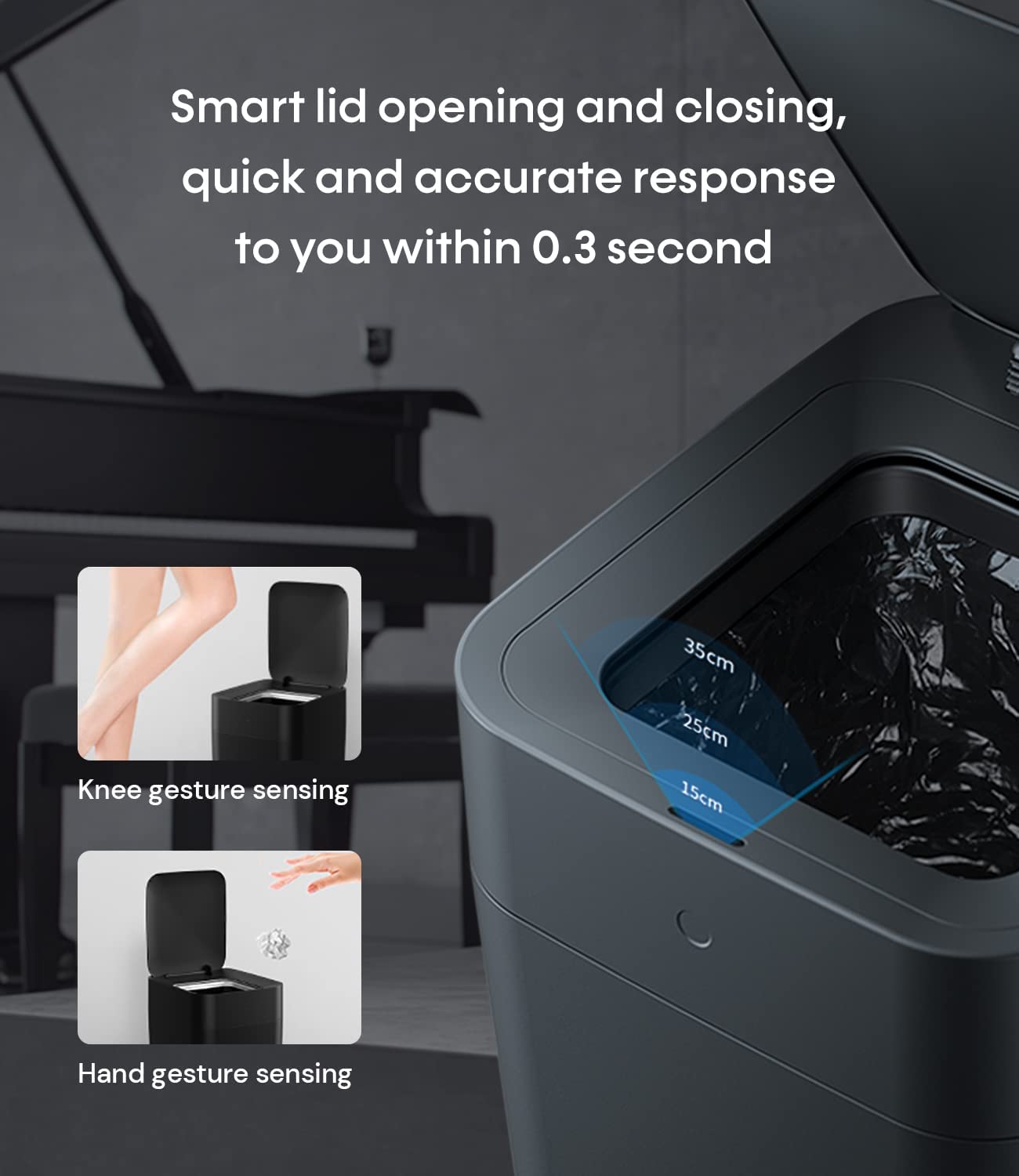 🍃Bote de basura automático autosellante y cambiante