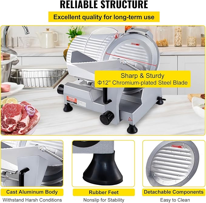 320-Watt VEVOR Meat Slicer