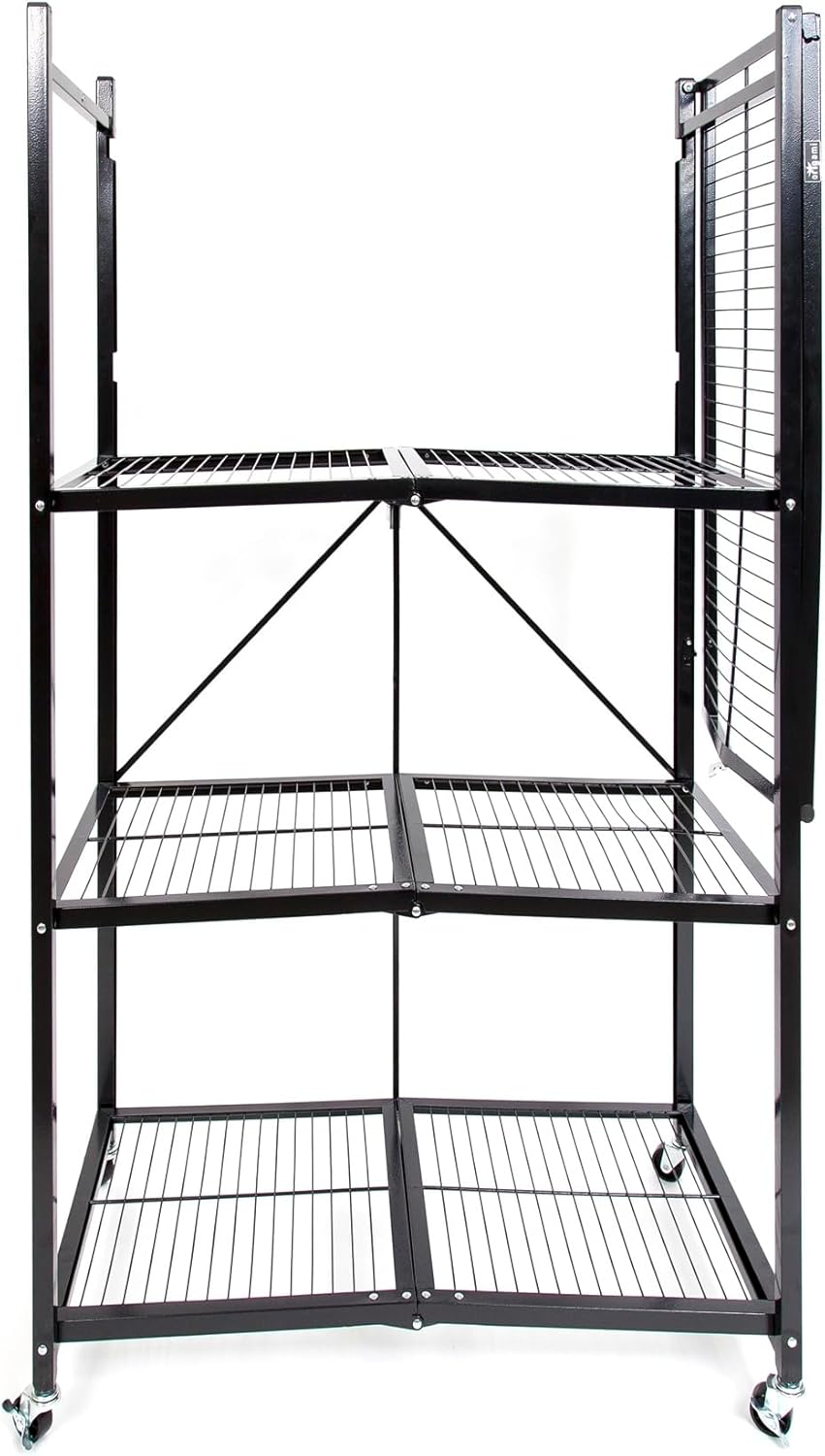 4-Tier Metal Folding Storage Rack