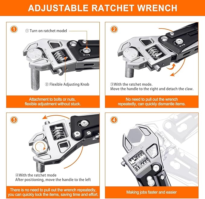 Adjustable Wrench Pliers