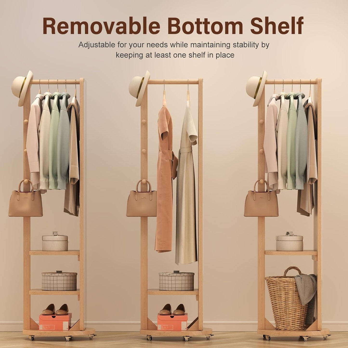 Full-length mirror with stand