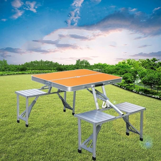Folding picnic table