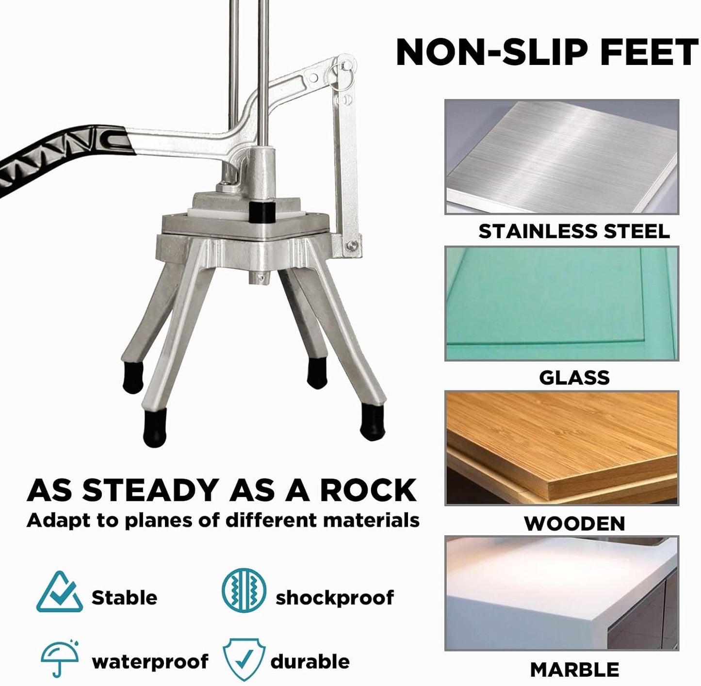 Stainless steel vegetable slicer