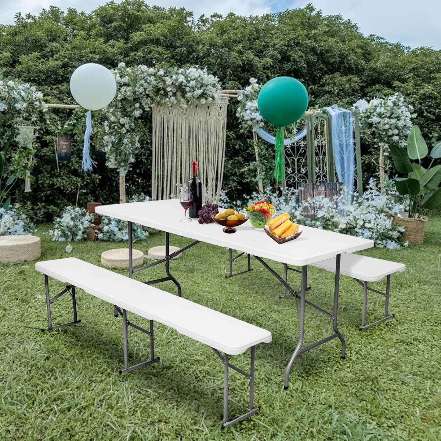 6-foot folding bench