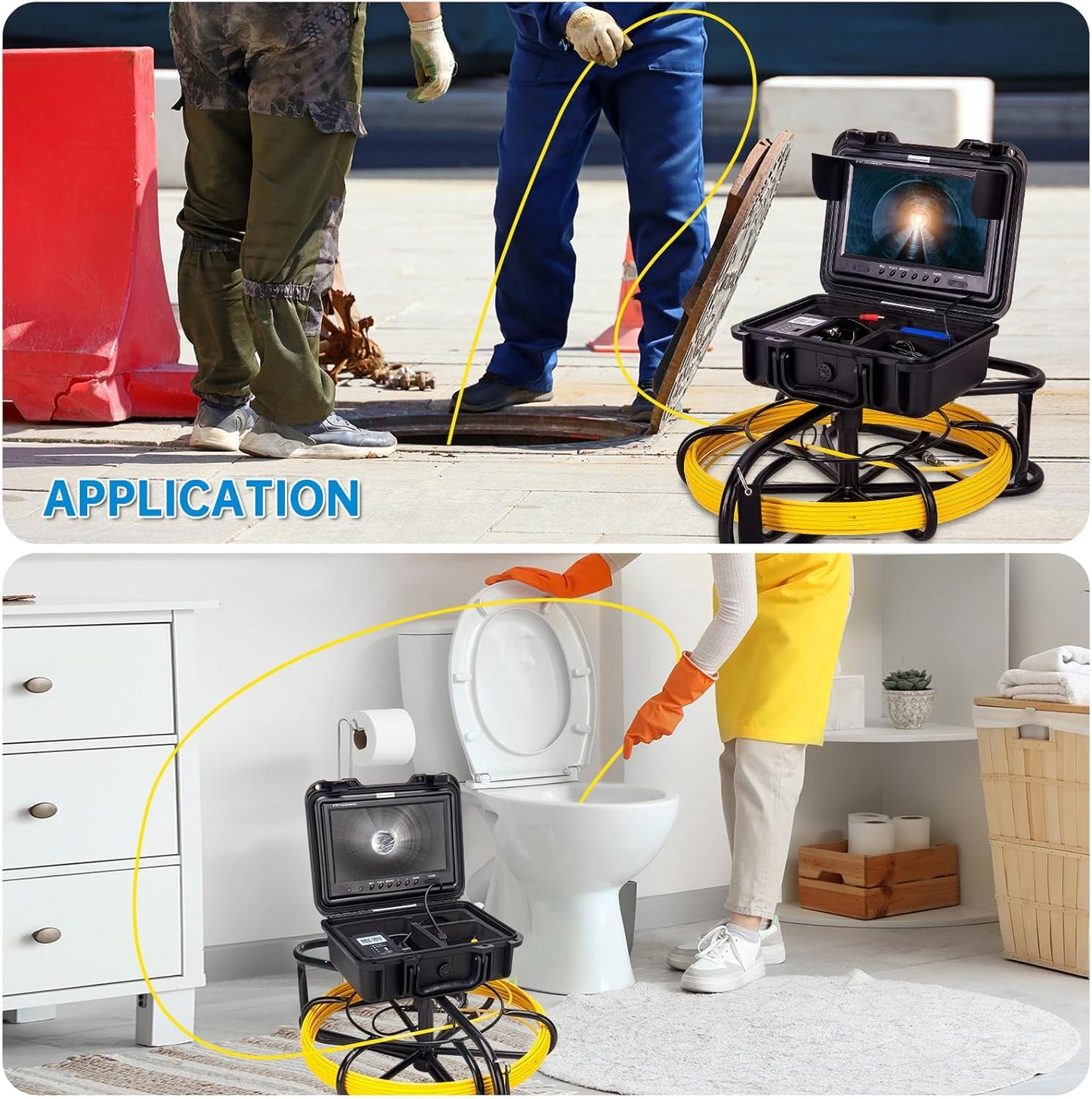 Foot Drain Pipe Inspection Camera