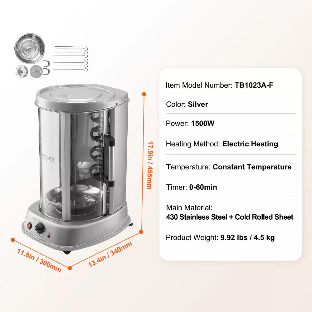 VEVOR Stainless Steel Barbecue Grill
